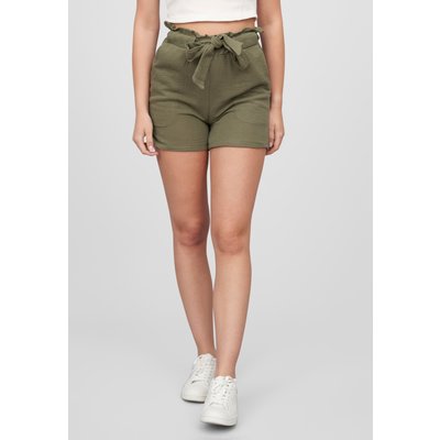 Cloud5ive Damen Musselin Short mit Bindegürtel