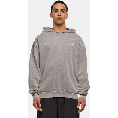 Merchcode Life Acid Washed Oversized Hoodie