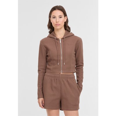 Karl Kani Signature Waffle Cropped Zip Hoodie