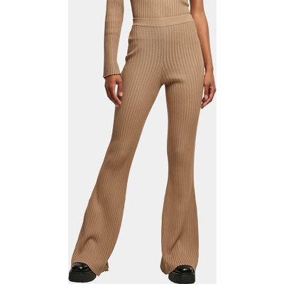 Urban Classics Ladies Flared Rib Knit Leggings