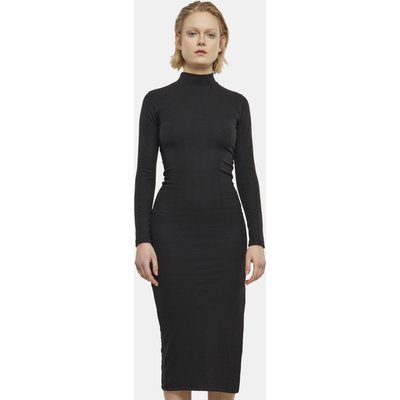 Urban Classics Rib Longlseeve Mockneck Kleid