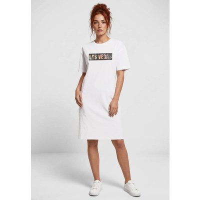 Merchcode Ladies Las Vegas Essentials Oversized Slit Tee Dress