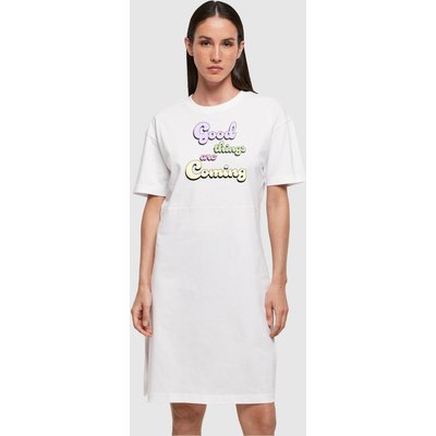 Merchcode Ladies Good Things Oversized Slit Tee Dress