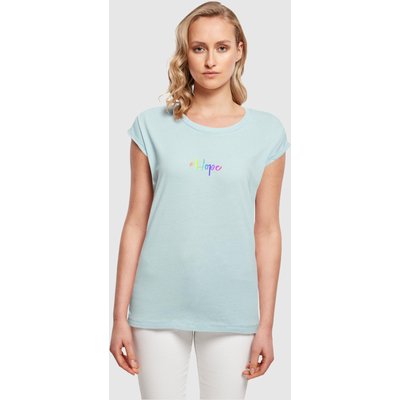 Merchcode Ladies Hope Rainbow Extended Shoulder Tee