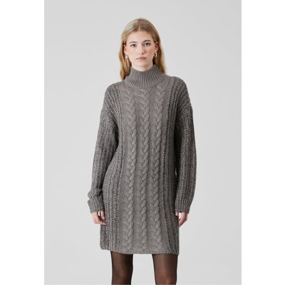 Noisy May NMLORI L/S HIGH NECK CABLE KNIT DRESS