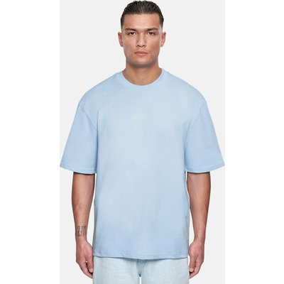 Dropsize Heavy Oversize Curved Hd Logo T-Shirt