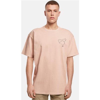 Merchcode Hugs & Love - Ballon Heavy Oversize Tee
