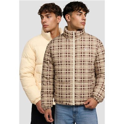 Karl Kani Signature Check Reversible Puffer Jacket