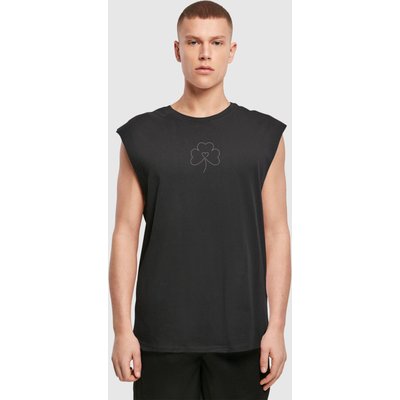 Merchcode Spring - Leaf Clover Flower Sleeveless Tee