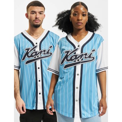 Karl Kani Varsity Block Pinstripe Baseball Shirt