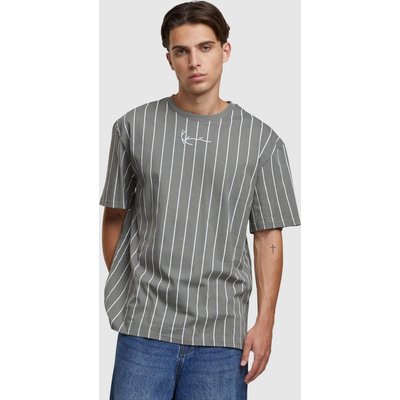 Karl Kani Small Signature Essential Pinstripe T-Shirt