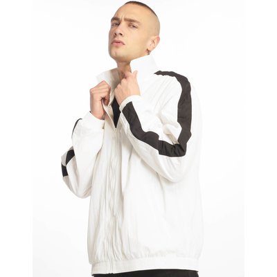 Urban Classics Striped Sleeve Crinkle Track Jacket