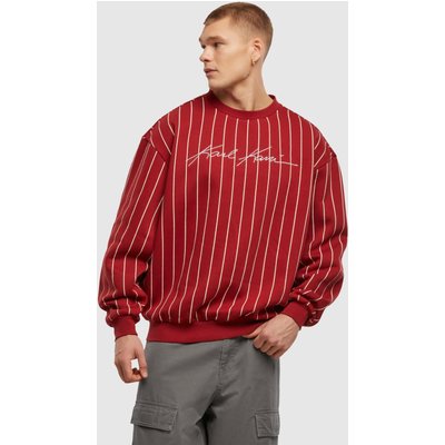 Karl Kani Autograph Pinstripe Sweat Os Crewneck