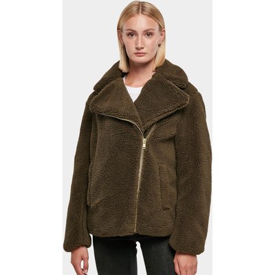 Urban Classics Ladies Sherpa Biker Jacket