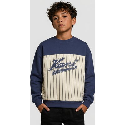 Karl Kani Varsity Pinstripe Crewneck Junior