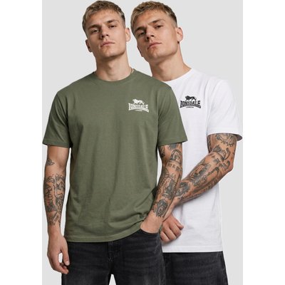 Lonsdale London Blairmore Double Pack T-Shirt