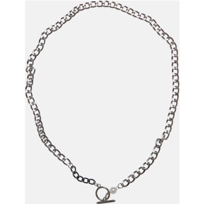 Urban Classics Pearl Fastener Necklace