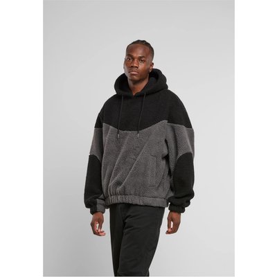 Urban Classics Weavy Colorblock Teddy Hoodie