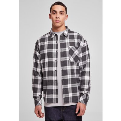 Urban Classics Boxy Dark Checked Shirt