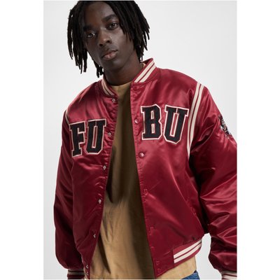 FUBU College Satin Varsity Jacket