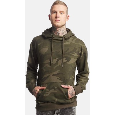 Urban Classics High Neck Camo Hoody