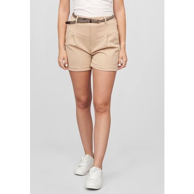 Cloud5ive Scuba Crepe Short mit Umschlag 2-Pockets inkl. Flechtgürtel