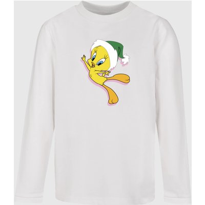 Absolute Cult Kids Looney Tunes - Tweety Christmas Hat Longsleeve