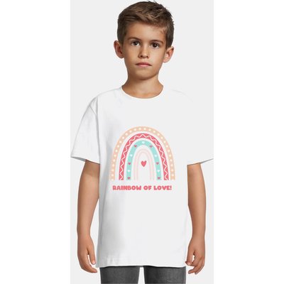 Merchcode Kids Rainbow of Love - Basic Tee