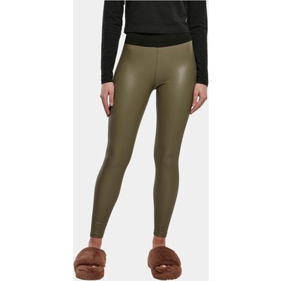 Urban Classics Ladies Faux Leather High Waist Leggings