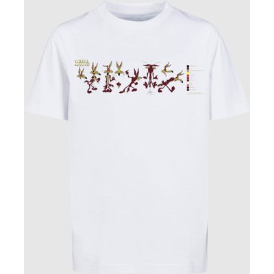 F4NT4STIC Looney Tunes Wile E Coyote Colour Code with Kids Basic Tee