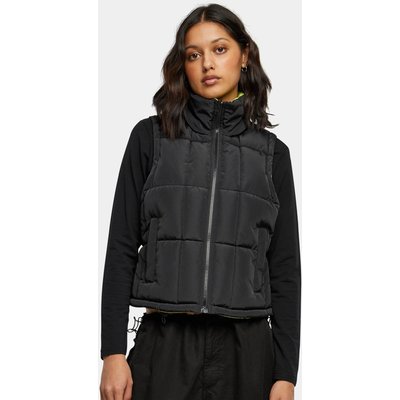 Urban Classics Ladies Reversible Cropped Puffer Vest