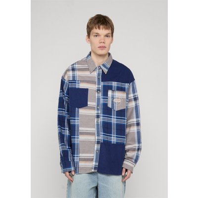 True Religion LS INDIGO PRINTED FLANNEL SHIRT