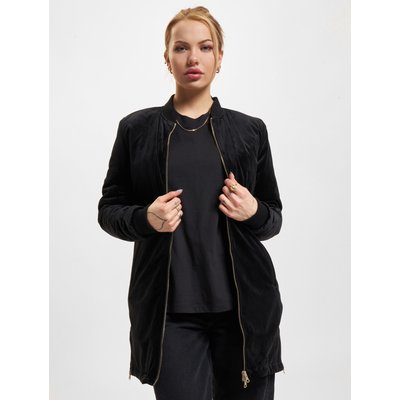 Urban Classics Ladies Long Velvet Jacket