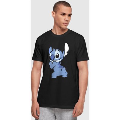 Absolute Cult Lilo And Stitch - Backside Breast Basic T-Shirt
