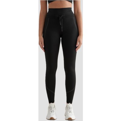 aimn Black Reflective Warming Tights