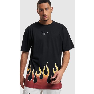 Karl Kani KM233-002-1 KK Small Signature Flame Tee