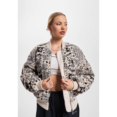 Karl Kani Metal Signature Paisley Teddy Bomber Jacket