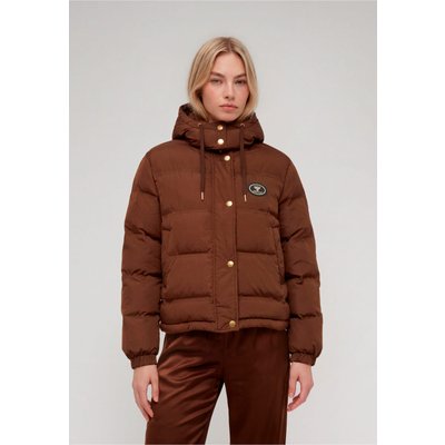 Hummel Script Patch Hooded Pufferjacket