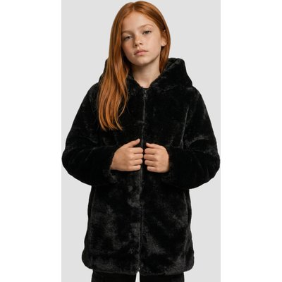 Urban Classics Girls Hooded Teddy Coat