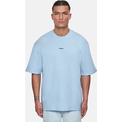 Dropsize Heavy Oversize Front Rubber Patch T-Shirt