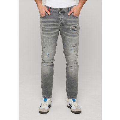 2Y Premium LEONARDO RIPPED SLIM FIT JEANS