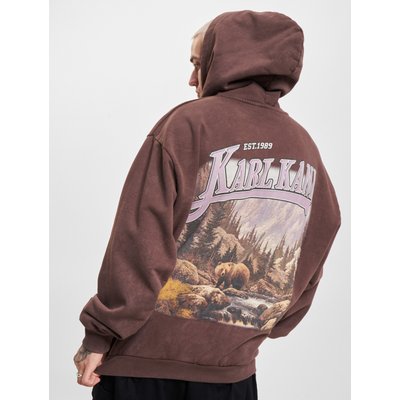 Karl Kani KM234-022-1 Small Signature OS Washed Heavy Sweat Landscape Hoodie