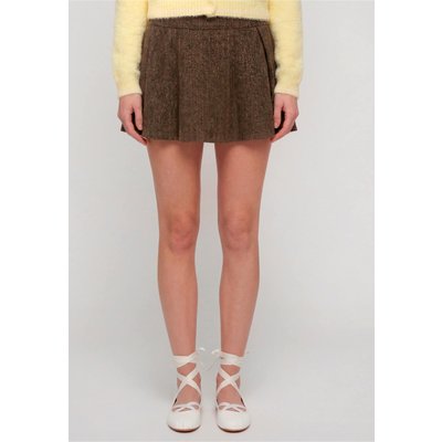 Hummel Chevron Herringbone Pleated Skirt