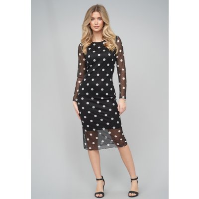 Cloud5ive Long-sleeve Dress Polka Dots