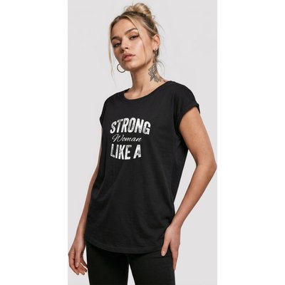 Merchcode Ladies WD - Strong Like A Woman Extended Shoulder Tee