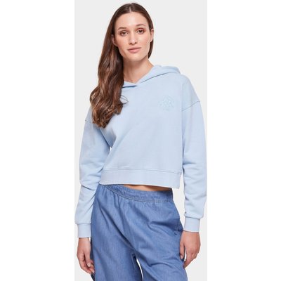 Urban Classics Ladies Short Flower Embroidery Terry Hoody