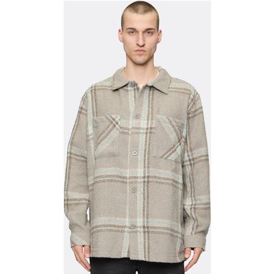 Sean John Script Logo Boucle Overshirt