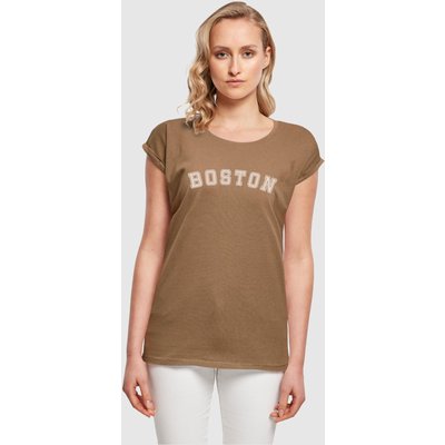 Merchcode Ladies Boston X Extended Shoulder Tee