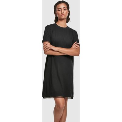 Urban Classics Ladies Boxy Lace Hem Tee Dress