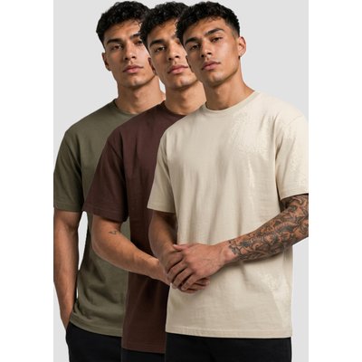Urban Classics Basic Regular Fit Tee 3-Pack